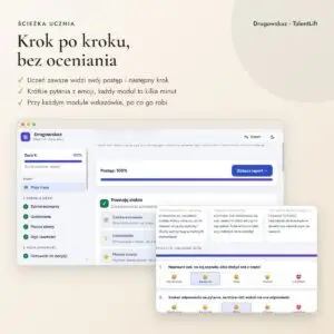 Drogowskaz – program doradztwa zawodowego dla klas 7–8 (licencja roczna dla szkoły i doradcy)