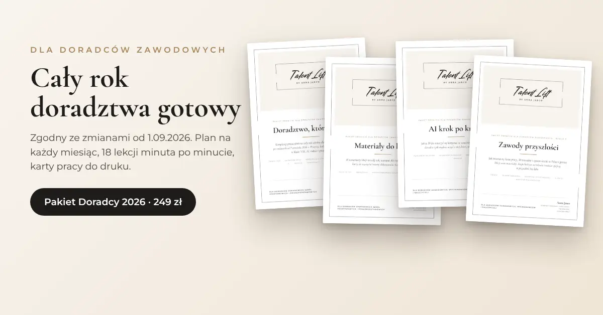 Pakiet Doradcy 2026 – cały rok doradztwa zawodowego gotowy