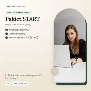 Pakiet START – CV, list motywacyjny i konsultacja