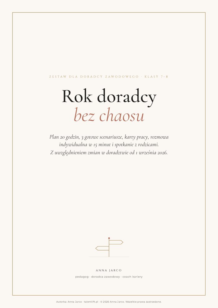 Okładka zestawu Rok doradcy bez chaosu